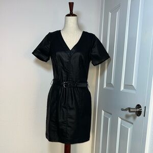White House Black Market Black Sheath Mini‎ Dress